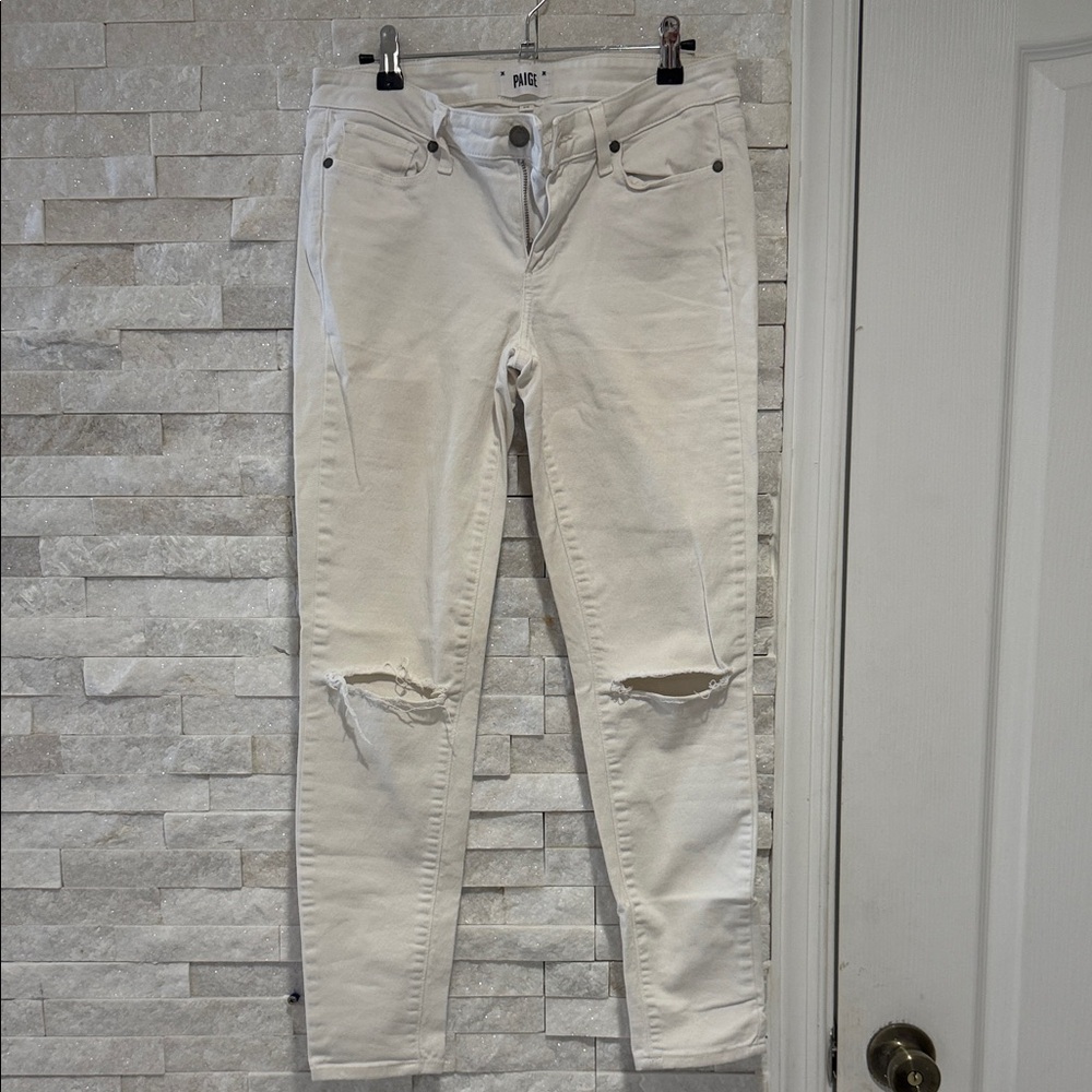 PAIGE Classic White Denim